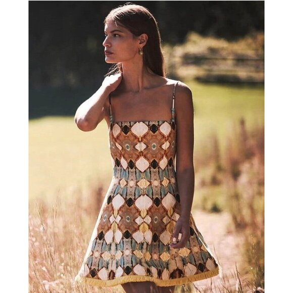 Alexis Multicolor Geometric Mini Dress NWT! - Picture 6 of 16